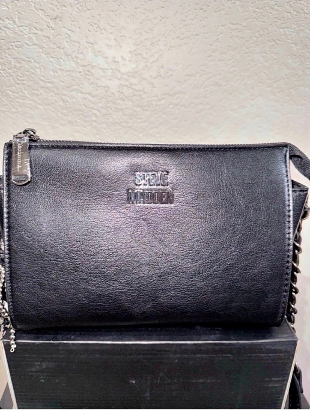 Steve Madden Black Crossbody Bag NWT